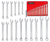 31 Pc. Satin Combination ASD Wrench Set - 12 Point - Apex Tool & Supply