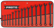 Proto® 15 Piece Black Oxide Metric Combination ASD Wrench Set - 12 Point - Apex Tool & Supply