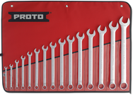 Proto® 15 Piece Full Polish Combination ASD Wrench Set - 12 Point - Apex Tool & Supply