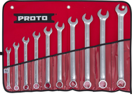 Proto® 10 Piece Full Polish Combination ASD Wrench Set - 6 Point - Apex Tool & Supply
