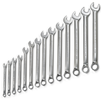 Proto® 14 Piece Full Polish Antislip Metric Combination Wrench Set - 12 Point - Apex Tool & Supply