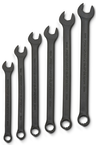Proto® 6 Piece Black Oxide Antislilp Metric Combination Wrench Set - 12 Point - Apex Tool & Supply
