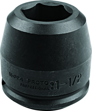 Proto® 1-1/2" Drive Impact Socket 4-1/4" - 6 Point - Apex Tool & Supply