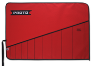 Proto® Red Canvas 10-Pocket Tool Roll - Apex Tool & Supply