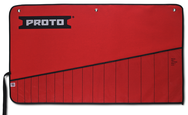 Proto® Red Canvas 17-Pocket Tool Roll - Apex Tool & Supply