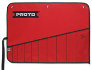 Proto® Red Canvas 10-Pocket Tool Roll - Apex Tool & Supply