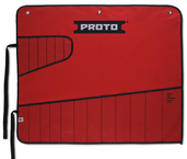 Proto® Red Canvas 18-Pocket Tool Roll - Apex Tool & Supply