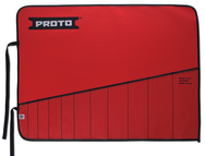 Proto® Red Canvas 11-Pocket Tool Roll - Apex Tool & Supply