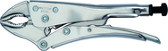 Proto® Nickel Chrome Locking Pliers - Curved Jaw 9-1/4" - Apex Tool & Supply