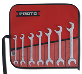 Proto® 7 Piece Full Polish Angle Open-End Wrench Set - Apex Tool & Supply