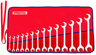 Proto® 14 Piece Full Polish Angle Open-End Wrench Set - Apex Tool & Supply