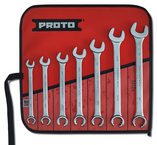 Proto® 7 Piece Combination Flare Nut Wrench Set - 12 Point - Apex Tool & Supply