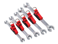 Proto® Tether-Ready 5 Piece Metric Double End Flare Nut Wrench Set - 6 Point - Apex Tool & Supply