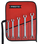 Proto® 5 Piece Metric Double End Flare Nut Wrench Set - 6 Point - Apex Tool & Supply