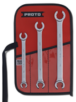 Proto® 3 Piece Double End Flare Nut Wrench Set - 12 Point - Apex Tool & Supply