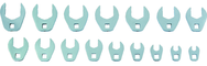 Proto® 3/8" Drive 16 Piece Metric Crowfoot Wrench Set - Apex Tool & Supply