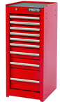 Proto® 440SS Side Cabinet - 9 Drawer, Red - Apex Tool & Supply