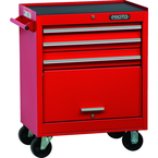 Proto® 440SS 27" Roller Cabinet - 3 Drawer, Red - Apex Tool & Supply