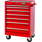 Proto® 440SS 27" Roller Cabinet - 7 Drawer, Red - Apex Tool & Supply