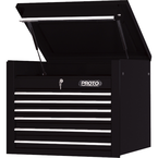 Proto® 450HS 34" Top Chest - 6 Drawer, Black - Apex Tool & Supply