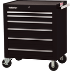 Proto® 450HS 34" Roller Cabinet - 6 Drawer, Black - Apex Tool & Supply