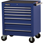 Proto® 450HS 34" Roller Cabinet - 7 Drawer, Blue - Apex Tool & Supply