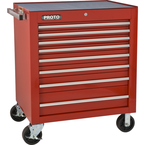 Proto® 450HS 34" Roller Cabinet - 8 Drawer, Red - Apex Tool & Supply