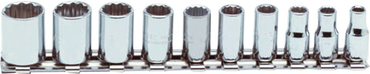 Proto® 1/4" Drive 10 Piece Socket Set - 12 Point - Apex Tool & Supply