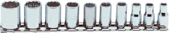 Proto® 1/4" Drive 10 Piece Socket Set - 12 Point - Apex Tool & Supply