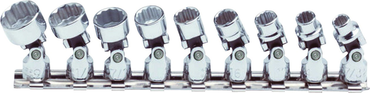 Proto® 1/4" Drive 9 Piece Universal Socket Set - 12 Point - Apex Tool & Supply