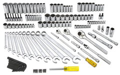 Proto® 1/4", 3/8", & 1/2" Drive 148 Piece Socket Set- 6 and 12 Point - Apex Tool & Supply