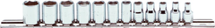 Proto® 1/4" Drive 12 Piece Metric Socket Set - 6 Point - Apex Tool & Supply