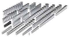 Proto® 1/4", 3/8", & 1/2" Drive 205 Piece Socket Set- 6, 8, and 12 Point - Apex Tool & Supply