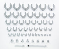 Proto® 3/8" Drive 53 Piece Crowfoot Wrench Set - Apex Tool & Supply