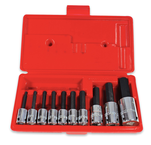 Proto® Tether-Ready 3/8" & 1/2" Drive 10 Piece Metric Hex Bit Set - Apex Tool & Supply