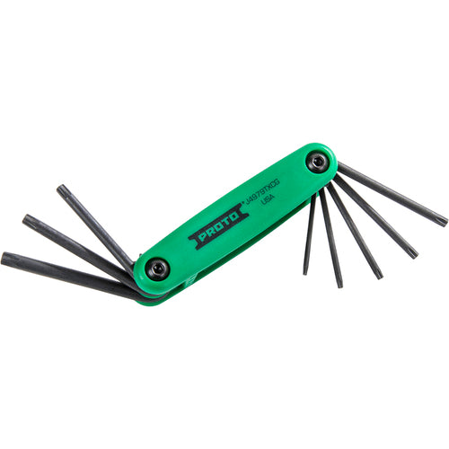 Proto 8 Piece Torx Folding Key Set - Apex Tool & Supply