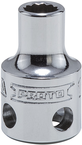 Proto® Tether-Ready 3/8" Drive Socket 1/4" - 12 Point - Apex Tool & Supply