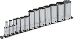 Proto® Tether-Ready 3/8" Drive 13 Piece Deep Socket Set - 12 Point - Apex Tool & Supply