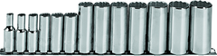 Proto® 3/8" Drive 13 Piece Deep Socket Set - 12 Point - Apex Tool & Supply