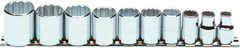 Proto® 3/8" Drive 10 Piece Socket Set - 12 Point - Apex Tool & Supply