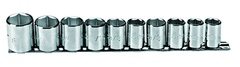 Proto® 3/8" Drive 10 Piece Socket Set - 6 Point - Apex Tool & Supply