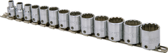 Proto® Tether-Ready 3/8" Drive 13 Piece Socket Set - 12 Point - Apex Tool & Supply