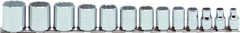 Proto® 3/8" Drive 13 Piece Socket Set - 12 Point - Apex Tool & Supply