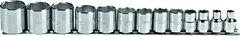 Proto® 3/8" Drive 13 Piece Socket Set - 6 Point - Apex Tool & Supply