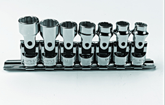 Proto® 3/8" Drive 7 Piece Metric Universal Socket Set - 12 Point - Apex Tool & Supply