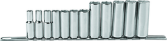 Proto® 3/8" Drive 12 Piece Metric Deep Socket Set - 6 Point - Apex Tool & Supply