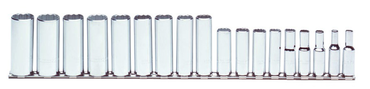 Proto® 3/8" Drive 18 Piece Metric Deep Socket Set - 12 Point - Apex Tool & Supply