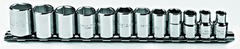 Proto® 3/8" Drive 12 Piece Metric Socket Set - 6 Point - Apex Tool & Supply