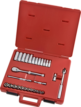 Proto® 3/8" Drive 29 Piece Metric Socket, Combination Set - 6 Point - Apex Tool & Supply
