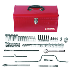 Proto® 3/8" Drive 57 Piece Metric Socket Set - 12 Point - Apex Tool & Supply